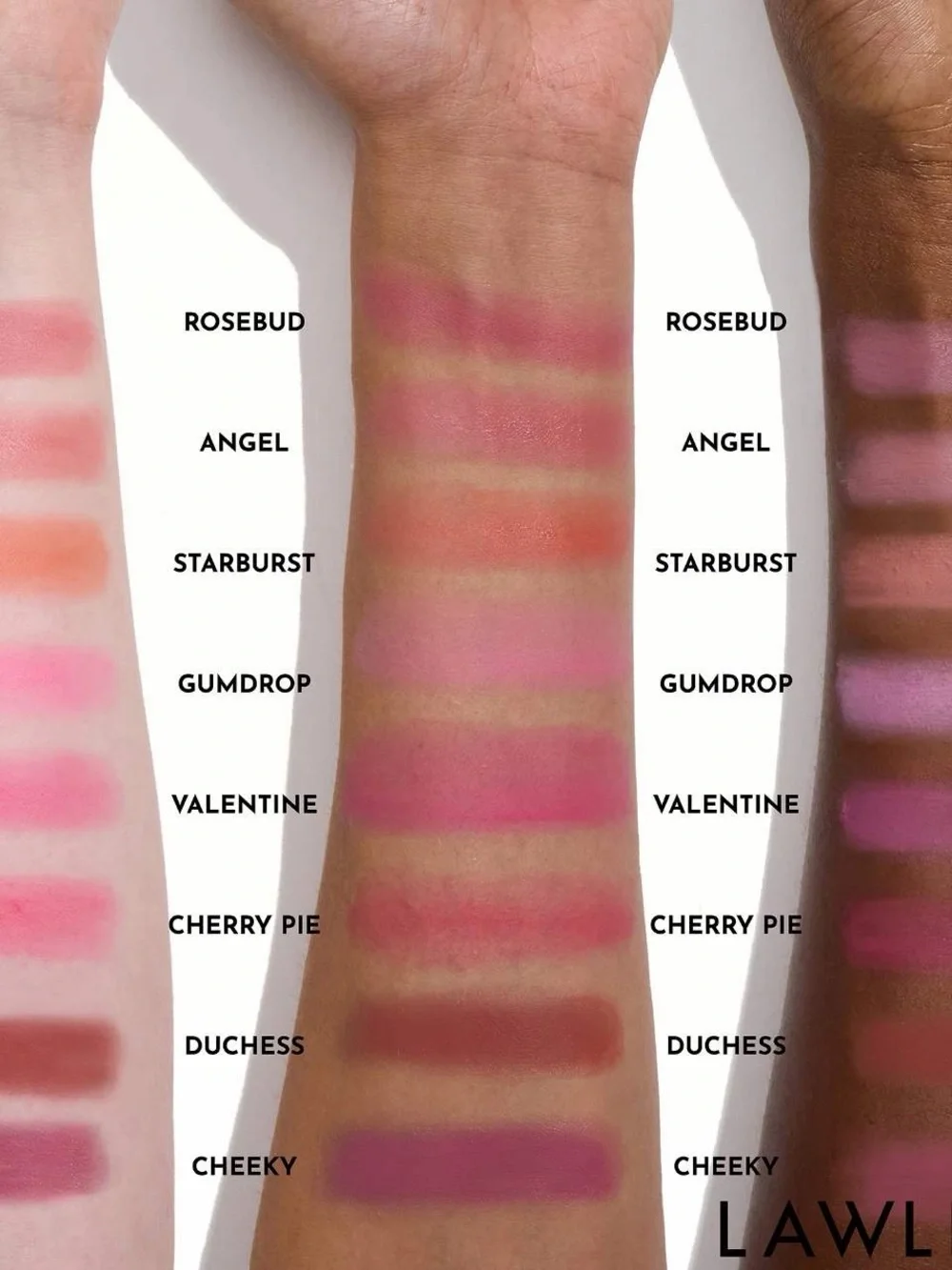 Lawless soft blur cream blush. In color Cherry Pie. SEE ALL PIC for color swatch